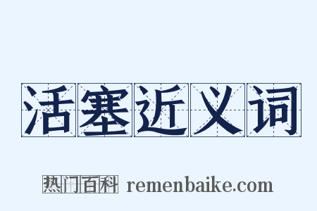 活塞近义词是什么意思的图片